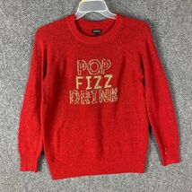 Torrid Sweater Women&#39;s Size 00 Pullover Red Knit Polyester Blend Adults - $23.71 CAD