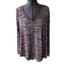 Aerie Long-Sleeve Swing Top Purple V-Neck Sz. S - $276.80 MXN