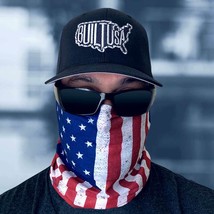 American Flag Face Mask Neck Gaiter Face Covering Mask Alternatives (Pack of 10) - £9.56 GBP