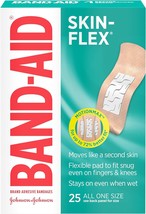 Band-Aid Brand Skin-Flex Adhesive Bandages for First Aid and Wound Care of Minor - £14.38 GBP