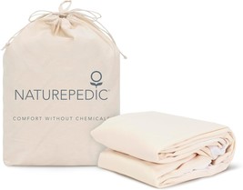 Naturepedic Organic Waterproof Mattress Protector Pad - Washable &amp; Reusable, 16&quot; - £109.65 GBP