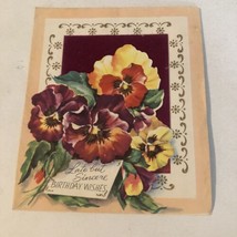 Vintage Birthday Card A Birthday Late Message Box4 - $3.95