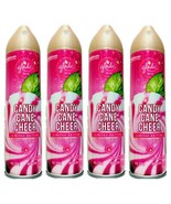 LOT 4 Glade Scented Air Freshener Spray Candy Cane Cheer Eliminates Odor... - £22.09 GBP