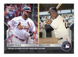 Albert Pujols Ties Willie Mays Multi HR Game 2022  - £7.99 GBP