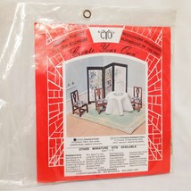 Create Your Own Miniature Chinoiserie Screen Needlepoint Kit 1977 Doll H... - £34.61 GBP