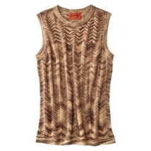 Missoni For Target Gold Metallic Knit Chevron Tank Sweater - Women&#39;s X-Small XS - £58.99 GBP