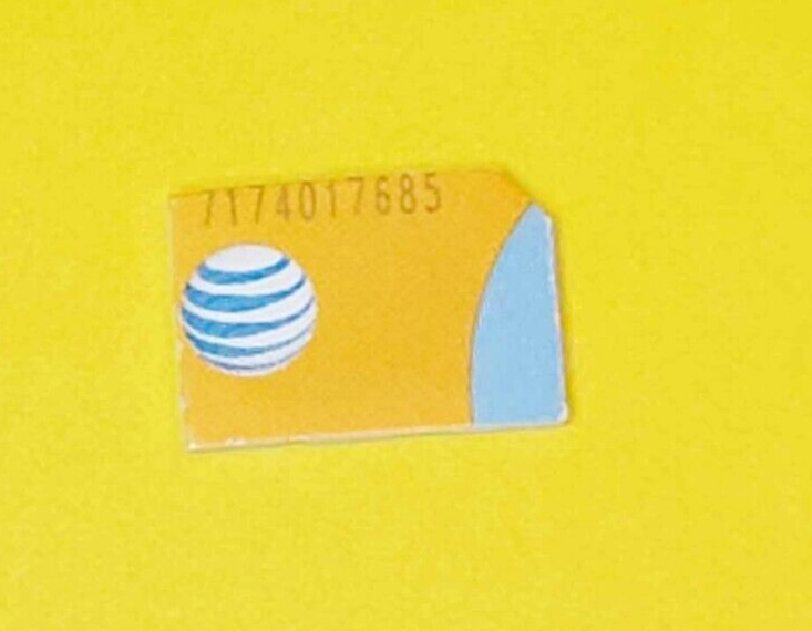USED AT&amp;T NANO SIM CARD RESTORING TEST CELL PHONE BOOT BYPASS UNLOCK UNL... - $5.20