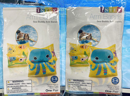2-PACK Intex Recreation Swim~SEA BUDDY~Arm Bands~Swimmies~Ages 3-6 years~Float - £7.98 GBP