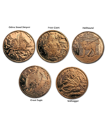 Nordic Creatures Complete Set 1 Ounce Copper Rounds  - $24.50