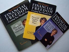 Suze Orman&#39;s Financial Freedom: Creating Wealth Now Program Support Material Lot - £9.27 GBP
