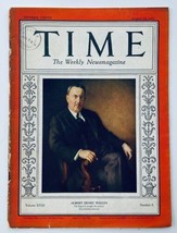 VTG Time Magazine August 24 1931 Vol 18 #8 Albert Henry Wiggin - £22.74 GBP