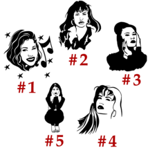 Selena Vinyl Decal Sticker Car Window Art Music Fashion American Singer Actress - £5.26 GBP+