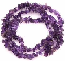 34&quot;Jewelry Making Beads 7mm-8mm Rock Crystal Quartz Chips Beads (Amethyst) - €8,12 EUR