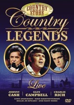 Country Legends: Johnny Cash, Glen Campbell And Charlie Rich DVD (2007) Cert E P - £14.85 GBP