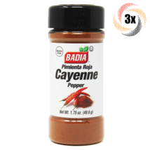3x Shakers Badia Cayenne Pepper Seasoning | 1.75oz | Gluten Free | Pimienta Roja - £12.05 GBP