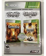 Saints Row and Saints Row 2 Double Pack Microsoft Xbox 360 Video Game THQ 2008 - $19.79