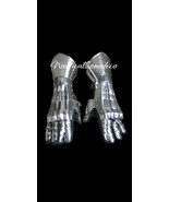 Medieval Steel Gloves Functional Gauntlets Armor Handcrafted Halloween C... - $149.00