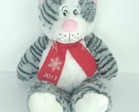 2013 Petsmart Collectable Plush Stuffed Animal Squeaker Toy Lucky Gray W... - $18.80