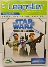 Leapster Leap Frog Star Wars Jedi Math Game K-2nd Age 5-8 Learning Game - £9.51 GBP