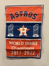 Houston Astros World Series Champions 2017 2022 Garden 12&quot;x18&quot; 2-Sided Flag - $5.94