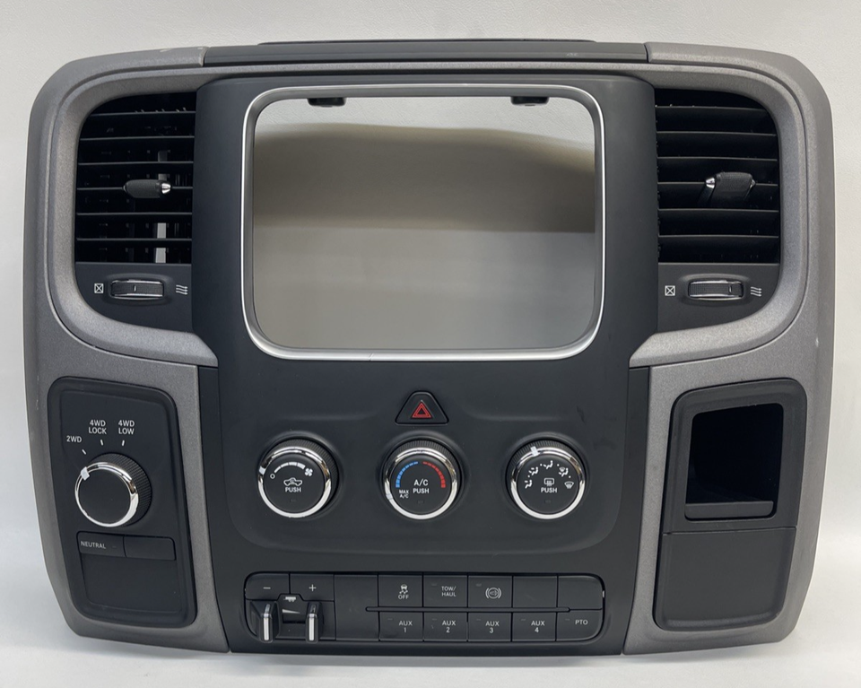 2013–2018 Ram 3500 OEM Dash Bezel w/ Radio Climate Trailer Brake AUX (READ) - £240.97 GBP