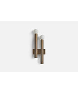 Italian Designer, Sconce, Brass Light, Italy, 1960s Wall Fixture Modern ... - $332.78 CAD