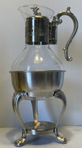 Vintage FB Rogers Silver Co. Pewterlite Coffee Carafe with Warmer - £30.25 GBP