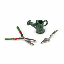 MINIATURE CRAFT DOLLHOUSE Garden Equipment:Sheers - Watering Can -Spade - €2,16 EUR