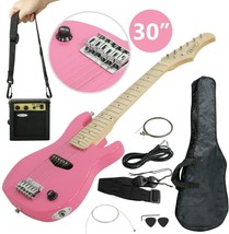 30&#39;&#39;Kids Electric Guitar Musical Instruments Children&#39;S Practice 6 String Pink - $116.99