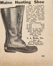 1949 Print Ad L.L. Bean Maine Hunting Shoes Made in Freeport,Maine - $8.08