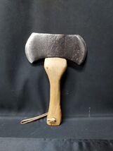 Original Old KELLY BLACK RAVEN True Temper DOUBLE BIT AXE HEAD &amp; Handle - $429.99
