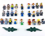 Lot of 27 Lego Minifigures Various People Complete + 2 Alligators VGC - $62.36