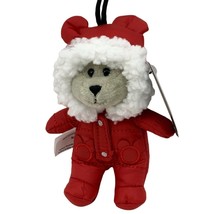 Starbucks 2021 Bearista Bear Christmas Ornament Red Snowsuit New - £17.67 GBP