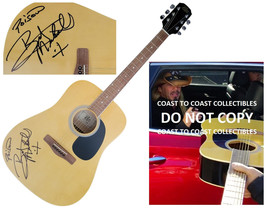 Bret Michaels Poison Signed Full Size Acoustic Guitar COA Proof Autograp... - £1,167.73 GBP