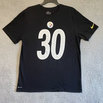 Pittsburgh Steelers Shirt Men's XL Nike Dri-Fit NFL Football Conner 30 Black Tee - $11.14