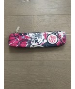 Vintage FC BARCELONA FCB Small Pouch Bag Pencil Case Old Colors - $481.33 MXN