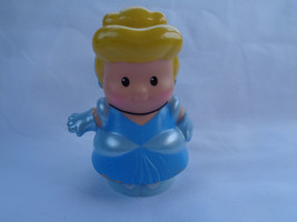 2012 Fisher Price Little People Princess Cinderella Blue Dress Figure - ... - £1.51 GBP