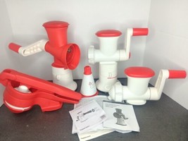 Tupperware Fusion Master System 2 Base Units, Mincer, Shredder, Sorbet, Juicer - £96.54 GBP