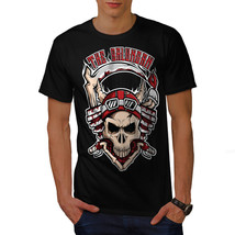 Skull Head Shirt Bike Racing Men T-shirt - £10.21 GBP