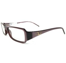 Valentino Eyeglasses Frames 5475 FYQ Purple Gold Rectangular Full Rim 52-16-135 - $69.94