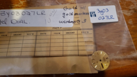 NEW VTG 80&#39;s Ladies Seiko Watch Gold Dial w/ Gold marker Window SQ # 3Y03-027LR - £18.11 GBP