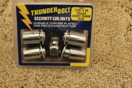 Thunder Bolt Security Lug Nuts 7/16&quot; x 20 Thread Short Shank Mag 19906 - $14.80