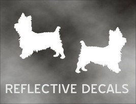 Reflective Decal Sticker Yorkie Yorkshire Cairn Scottish Terrier Pet Dog... - £12.73 GBP