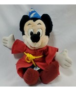 Vintage Walt Disney World Mickey Mouse Fantasia Wizard  Plush 12&quot; - $11.72 CAD