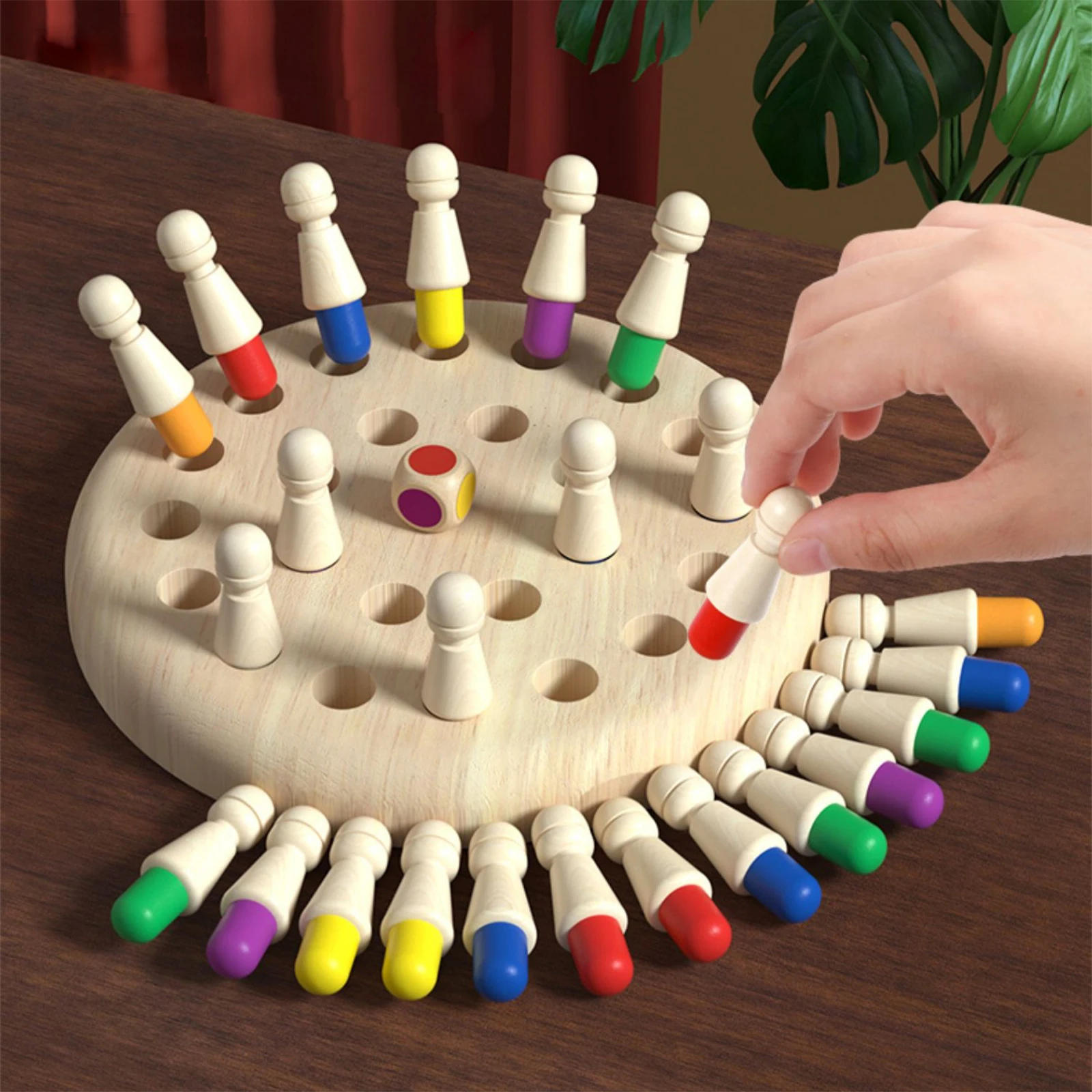  Memory Matching Sti en Memory Matching Chess Game for Game Educational Color Co - £81.68 GBP