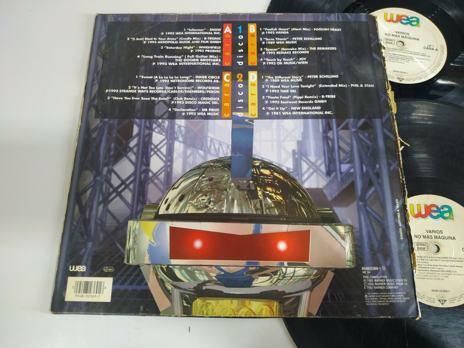 No mas Machine Wea 1993 - 2 X LP vinyl 12 " G - Muy Used Item image 5