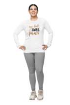 My Kids Have Paws Womens Long Sleeve Shirt - £16.07 GBP