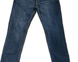 Levi&#39;s 559 men medium wash whiskered blue jeans 36x32 actual 36x31 made ... - $24.74