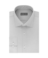 Michael Kors Mens Regular Fit Airsoft Non-Iron Performance Dress Shirt G... - $47.46 CAD