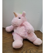Unicorn Pink Plush Backpack 16”  with straps - $16.10
